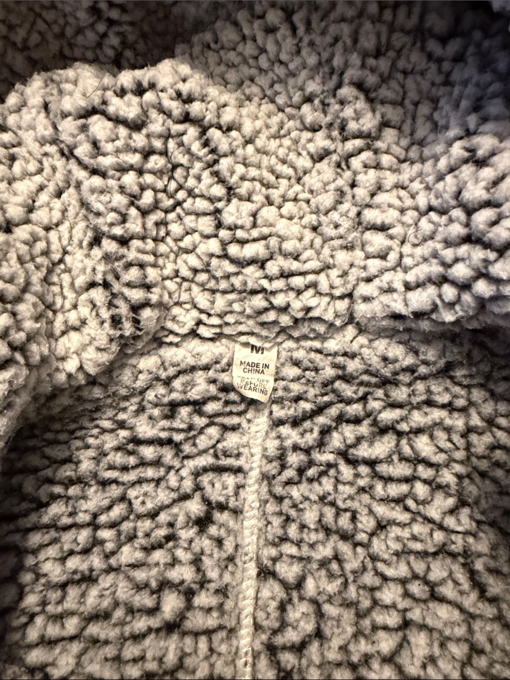 Free Country Black Quilted Hooded Puffer with Gray Sherpa Lining - Picture 3 of 6